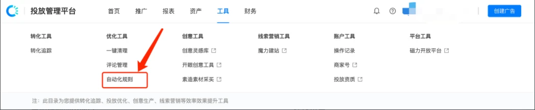 「自动化规则」∶无潜力广告清理,及时止损,自动调整, 「自动化规则」∶无潜力广告清理,及时止损,自动调整,